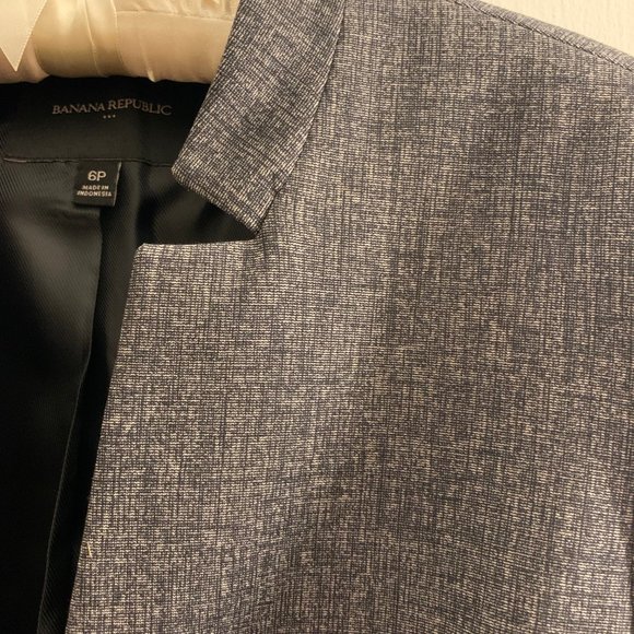 Banana Republic Factory grey notch collar blazer - Picture 4 of 5